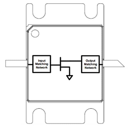 Block Diagram - Qorvo QPD1006 GaN RF IMFET Transistor